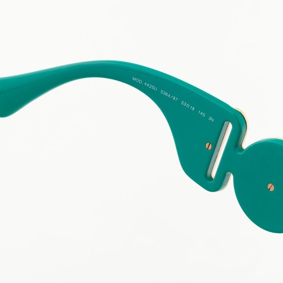 Versace VE4425U Green Medusa-Logo Rectangular Sunglasses - Picture 7 of 9